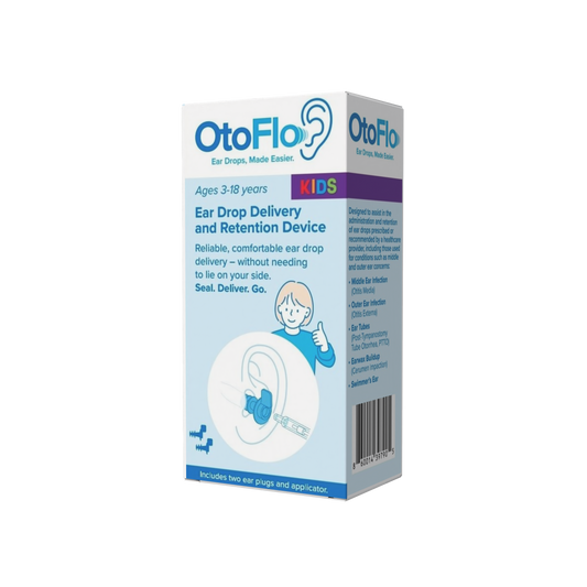 OtoFlo Ear Drop Delivery and Retention Device